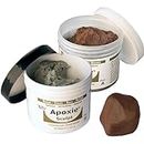 Aves Apoxie Sculpt - 2 Part Modeling Compound (A & B) - 1 Pound, Apoxie Sculpt for Sculpting, Modeling, Filling, Repairing, Simple to Use and Durable Self-Hardening Modeling Compound - Brown
