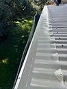 10m Heavy Duty Aluminium Gutter Guard KIT Suits CORRO Metal Roof (ZINC)