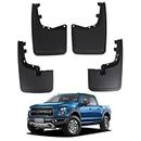 MRIKOL 4Pcs Mud Flaps Splash Guards for Ford F-150 2021-2024 F150, for Trucks Protects Mudguards Front and Rear Automotive Exterior Accessories Replacement