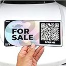 Caroom for Sale Sign Car - 4 Pack I Sell Your Car with an App I Innovative Technology I Quick Listing I Large & Small Car for Sale Signs for Vehicle