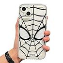 YAAYAGO Coque de téléphone Spider Man Étui De Téléphone Cool Marvel Spider Man Pour Apple IPhone 13 Pro Max 7 6S SE XS 15 Plus 8 12 MINI XR 14 PRO 11 Couverture De Silicone Clear Clear-Pour iPhone X-B