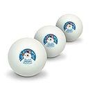 GRAPHICS & MORE Frosty The Snowman Snowing Novelty Table Tennis Ping Pong Ball 3 Pack