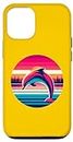 iPhone 14 Pro Dolphin Sunset Retro Style Vintage 80s 70s Birthday Case