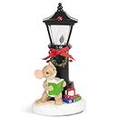 Roman Charming Tails Mice by Lamp Post Night Light 7 Inch Multicolor