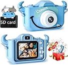 CADDLE & TOES Kids Camera Toys for 4+ 6 7 8 9 10 11 12 Year Old Boys/Girls, Kids Digital Camera 1080P HD for Toddler with Video, Christmas Birthday Festival Gifts for Kids,Camera for Kids (Blue-Teddy)