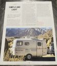 Casa rodante cámper remolque de viaje SCAMP anuncio impreso artículo original