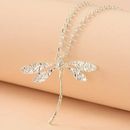 Women's Dragonfly Necklace Accessories, Natural Insect Pendant Gift Fashion New