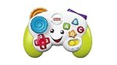 Fisher-Price Laugh & Learn Game & Learn Controller, UK English Version, musical toy with lights and learning content for baby and toddler ages 6-36 months, FWG12
