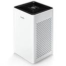 DeedMo Air Purifiers for Home Large Room, 1200 Sq Ft Coverage with PM 2.5 Display Air Quality Sensor, H13 True HEPA Filter Remove 99.97% of Pets Allergies Dust Smoke, Double-sided Air Inlet