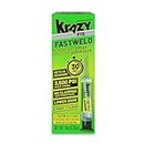 Krazy Fix Fast Weld, 2 Part Epoxy Weld, Permanent Bond Sets in 30 Seconds, Strong Like Epoxy Fast Like Super Glue, Low Odor Clear Adhesive Liquid, 0.35 oz Syringe