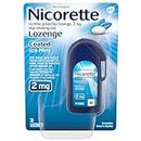 Nicorette 2 mg Coated Nicotine Lozenges to Help Stop Smoking - Ice Mint Flavored Stop Smoking Aid, 20 Count Lozenge