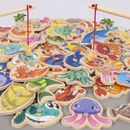 Jouets en Bois Jeu de Peche Magnetique Jeux Enfants 2 Ans Jeu Montessori 
