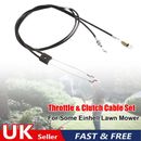 Throttle Cable & Clutch Cable Set For Einhell Lawn Mower Replacement Parts UK