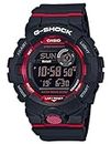 Casio G-Shock Men's GBD800-1 Bluetooth G-Squad Digital Watch, Black/Red (BLKRED/1), One Size