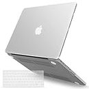 IBENZER Compatible with MacBook Pro 13 Inch Case 2015 2014 2013 end 2012 A1502 A1425, Hard Shell Case with Keyboard Cover for Old Version Apple Mac Pro Retina 13, Clear, CA-R13CL