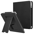 Fintie Stand Case for Kobo Libra 2 (2021 Release) - Premium PU Leather Sleeve Cover with Card Slot and Hand Strap for 7" Kobo Libra 2 eReader (Black)