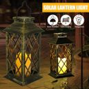 Waterproof LED Solar Lantern Light  Powered Hanging Outdoor Garden Candle Lamp