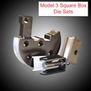 JD Squared Model 3 Tube Bender Metric Square Box Die Set 