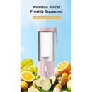 450ML Rechargeable Mixers Fruit Juicers Mixer 6 Blades Portable Electric Ju6984