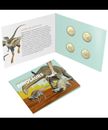 2022 UNC $1 Australian Dinosaurs Dino Hunt Four Coin Set Collection in Folder