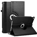 iPad Case Fit 2018/2017 iPad 9.7 6th/5th Generation - 360 Degree Rotating iPad Air 2 Case Cover with Auto Wake/Sleep Founction Compatible with Apple iPad 9.7 Inch (6th Gen, 5th Gen) - Black