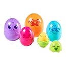 Toomies TOMY Hide and Squeak Nesting Eggs Baby Toy, Educational Shape Sorter with Colours and Sound, Easter Toy for Babies, Toddlers & Little Kids from 6 Months, 1, 2 & 3 Year Olds