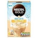 Nescafé Gold Iced Latte Vanilla Cream Flavoured 7 Sachets (7 X 15g), 105g