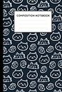 Black Cat Composition Notebook College Ruled | 120 pages Aesthetic Journal: School and Office Supplies | 6x9 inches | For kids, teen, women and men