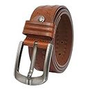 Hide Produits Formal Dress casual Leather Belt For men pant with metal buckle (X-Large)