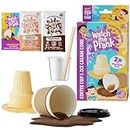 WatchMePrank Ice Cream Cone and Coffee Cup Prank Kit | Dual Prank Set | Pranks for Kids | Adult Pranks | Prank Gift Box | Suitable for Ages 6 to 96 | DIY Prank Toys | Gags & Practical Joke Toys