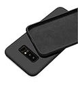 REALCASE Samsung Note 8 Back Cover Case | Full Protective Shock Proof Liquid Silicone Back Cover Case for Samsung Galaxy Note 8 (Black)