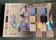 2020 Absolute Brandon Lowe Tools Of The Trade Autograph Jersey Auto /199 Relics