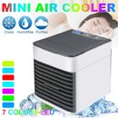 Mini Portable Arctic Air Conditioner Air Cooler LED Personal Desk Cooling Fan