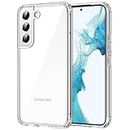JETech Case for Samsung Galaxy S22+ / S22 Plus 5G 6.6-Inch, Non-Yellowing Shockproof Bumper Protective Phone Cover, Anti-Scratch Hard PC Back (Clear)