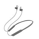 wave audio Thunder Vibrator Neckband Wireless in Ear Bluetooth Earphone with 35H Playtime 10mm Bass Driver Comfortable Flex Neckband Bluetooth V5.2, IPX7 Sweatproof (Grey)