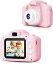 Mbuys Mall Kids Digital Camera, Web Camera for Computer Child Video Recorder Camera Full HD 1080P Handy Portable Camera 2.0 Screen, with Inbuilt Games for Kids(Multicolor)(1pcs)