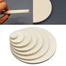 Precision Polishing with 2pcs Wool Felt Pad for Furniture Glass Stainless Steel
