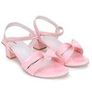 MK STYLE Women Stylish Fancy and comfort Trending Block Heel Fashion sandal(pink-37)
