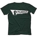 wonang Studio One Records T Shirt 100% Cotton Green M