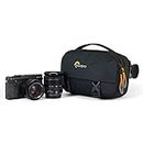 Lowepro Trekker Lite HP 100, Compact Camera Backpack with Tablet Pocket, Camera Bag for Crop-Sensor Mirrorless Cameras, Ultracinch Compression System, Black