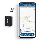 TKMARS 4G Mini GPS Tracker GPS Tracker Ohne ABO mit Kostenloser App, 32 Tage Standby-Zeit, Stark Magnetisch, Wasserdicht, 1500mah