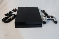 Sony Playstation 4 500GB in schwarz mit Afterglow Controller + Zubehör
