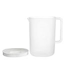 2.2L Large Water Pitcher Cold Beverage Pitcher with Lid Carafes Pitcher Coffee Carafe Iced Tea Pitcher Water Jug for Hot Cold Water Ice Tea Coffee