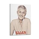 VZRSQZK Actor Ellen DeGeneres Poster Poster Decorative Painting Canvas Wall Posters And Art Picture Print Modern Family Bedroom Decor Posters 08x12inch(20x30cm)