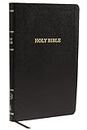 KJV, Thinline Reference Bible, Bonded Leather, Black, Red Letter, Comfort Print: Holy Bible, King James Version