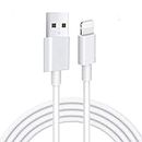 iPhone Charger Cable, Certified iPhone to USB Cable, Fast iPhone Charging Wire Apple Lead for iPhone 14/13/12/11 Pro/11/XS MAX/XR/8/7/6s/6/5S/SE (2 Meter)