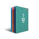 Paperkraft Paper Folder | Double Pocket | 31.0 cm x 22.5 cm | Pack of 4, Multicolor