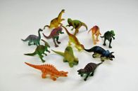 12 Dinosaurier Dino verschiedene Arten ca. 14 cm groß Mitgebsel Kindergeburtstag