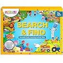 pigipigi Educational Game for Kids - Search and Find Toy for Toddler 3 4 5 6 7 Years Old Reusable Preschool Learning Activity Mats with 4 Dry Erase Markers Kindergarten Gift for Boy Girl Ages 3-6