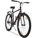 Urban Terrain Tokyo Cycle/Bicycle City Bike 26T Single Speed Bike with Complete Accessories Cycle for Men/Boys UT7000S26 | Ideal for 13+ Years (Red)